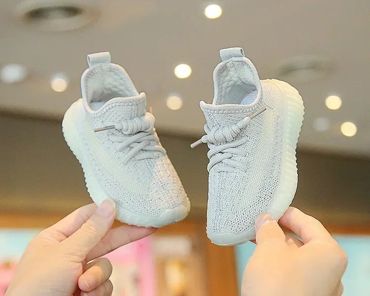 "Breathable Kids Sneakers – Soft Sole Running Shoes for Boys & Girls"